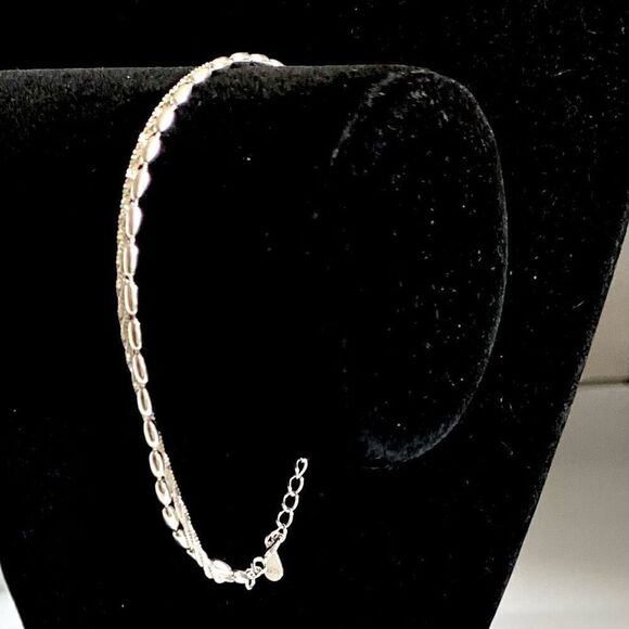 ATV Sterling 925 Silver 2-strand Adjustable Bracelet - Picture 7 of 11